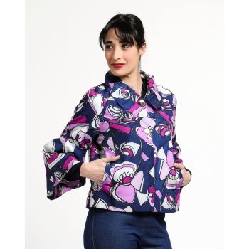 AJKL  PRINTED NYLON JACKET