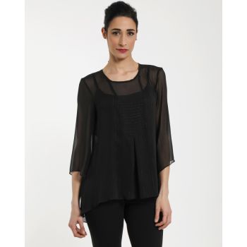 AS&C PINSTRIPED BLOUSE WITH LUREX
