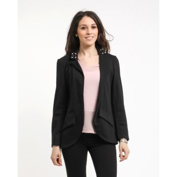 AJKL BLAZER WITH PEARLS ON THE NECK