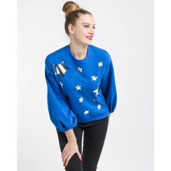 AJKL SWEATSHIRT WITH SILVER STARS-