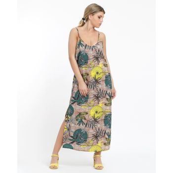 AS&C Linen blend dress with straps